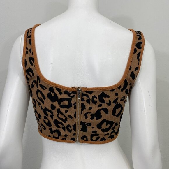 SHEIN Woman’s Leopard Print Top - Size M - Picture 3 of 6